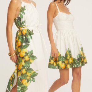NWT Amanda Uprichard Alicanta Maxi Dress in Lemonhead XS $299